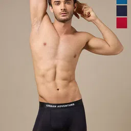 URBAN ADVENTURE Pack Of 4 Anti Bacterial Trunk 4UAM-005-T(BLK-NVY-LAG-RED)-picture-18