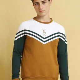 Allen Solly Men Colourblocked Sweatshirt-picture-36
