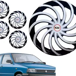 12 Inch Wheel Cover Cap for Car 800 Silver Black Wheel Cover For Maruti 800-image-33