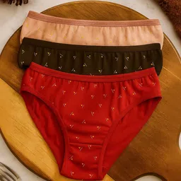 FiveFlag Pack of 3 Printed Mid-Rise Hipster Briefs-picture-18