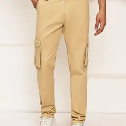 Indian Needle Men Relaxed Slim Fit Easy Wash Cargos-picture-35