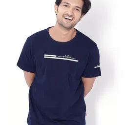 WEET Typography Printed Round Neck Cotton T-shirt-picture-24