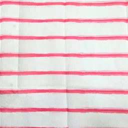 STAVA CREATION Striped Zari Pure Cotton Chanderi Saree image 3