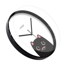 RANDOM Black Silent Clock Round Battery Analogue Wall Clock image 3