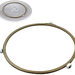 jkbk Microwave Oven Rotating Ring 190 mm Compatible with Bajaj Plastic Microwave Turntable Plate image 1