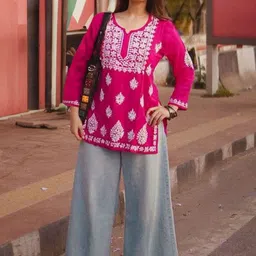 Aaghnya Women Viscose Rayon Straight Kurtas-picture-27