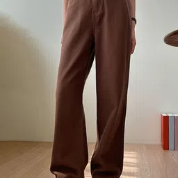 NU CLOTHS Women Comfort Wide Leg High-Rise Stretchable Jeans-picture-19