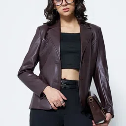 Honey by Pantaloons Women Leather Jacket-image-50