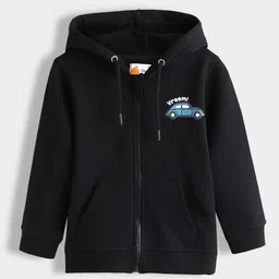 Orange Sugar Unisex Kids Printed Hooded Sweatshirt image 4