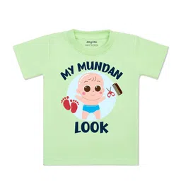 Arvesa Kids Typography Printed Applique T-shirt-picture-36