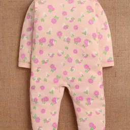 MeeMee Kids Pack Of 2 Printed Cotton Sleepsuits image 4