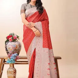 HERE&NOW Zari Art Silk Saree-picture-18