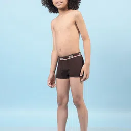 RKG Boys Pack Of 3 Solid Outer Elastic Short Trunks image 2