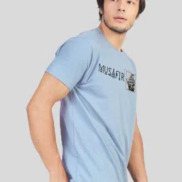 Greylongg Typography Printed Short Sleeves T-shirt image 2