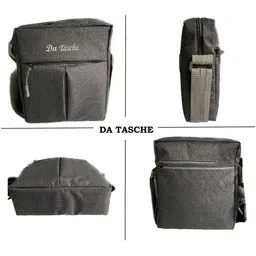 DATASCHE Unisex Solid Messenger Bag image 3