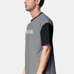 Crazymonk Oversized Overthinking Typography Printed Cotton T-Shirt image 2