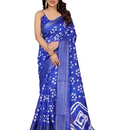 Moda Rapido Bandhani Zari Saree-picture-34