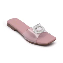 KALINI Women Open Toe Flats with Bows image 4