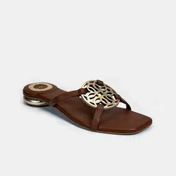 HEEL YOUR SOLE Leather Block Heel Sandals-image-12