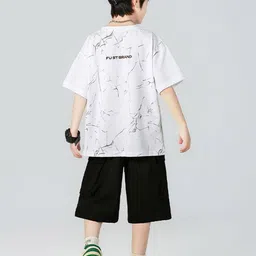 StyleCast x Revolte Boys Pure Cotton T-shirt and Shorts Clothing Set image 5
