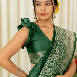 KALINI Woven Design Zari Banarasi Saree image 2