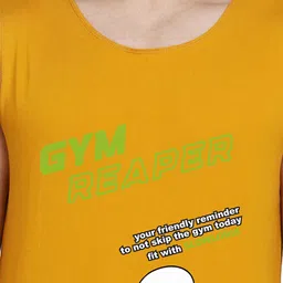 SLOWLORIS Men Pack Of 2 Printed Bio-Wash Combed Cotton Gym Vests image 2