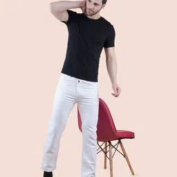 COMFITS Men Classic Regular Fit Mid-Rise Stretchable Jeans image 4