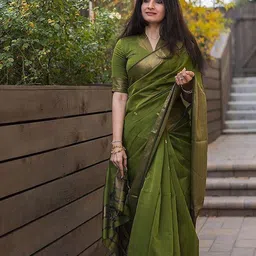 AMRUTKALA SAREES Woven Design Silk Blend Designer Banarasi Saree-picture-25