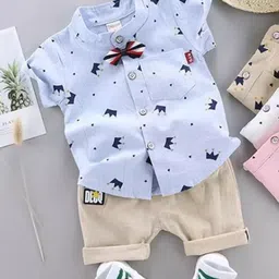 WINSWORLD ENTERPRISE Boys Printed Shirt with Shorts-picture-39