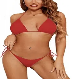 RECENT FASHION Halter Neck 2-Piece Bikini Set image 3