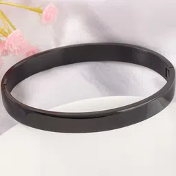 MEMOIR Unisex Silver Plated Stainless Steel Kada Bracelet-picture-44