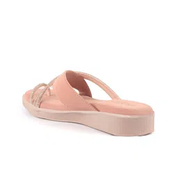 FAUSTO Women Embellished Open Toe Platform Heels Sandals image 2