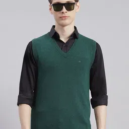 Monte Carlo Men Woollen Sweater Vest-image-78