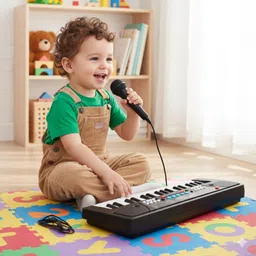 kettoby Big Piano Keyboard with Microphone Musical Sound Toys 37 Key Piano Keyboard image 5