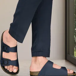 Kerzl Men Blue Synthetic Leather Sandals image 3