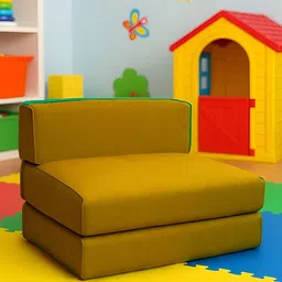 Pum Pum Yellow 2-in-1 Convertible Foldable Toddler Couch-picture-21