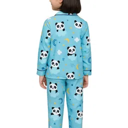 BAESD Girls Graphic Printed Pure Cotton Night suit image 2