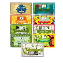 SPARSHAM-NATURE'S TOUCH Set Of 9 Multi Fragrance Soaps - 125 g Each-image-11