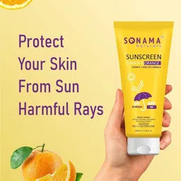 Sonama Naturals Carrot & Orange Sunscreen SPF 50 PA+++ - 100 ml image 2