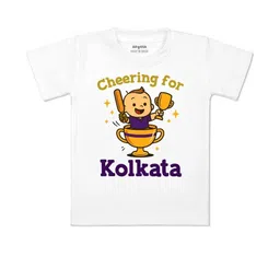 arvesa Cheering For Kolkata Printed Kids Tshirt-picture-26
