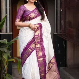 SHRIADINATH Woven Design Art Silk Banarasi Saree-picture-25
