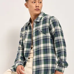 THE BEAR HOUSE Men Tartan Checks Checked Casual Shirt image 1