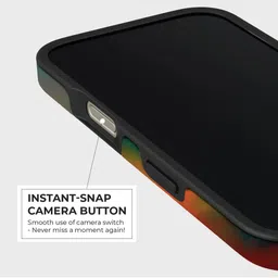 PEEPERLY Women Blue Tit Printed Impact Resistant iPhone 13 Pro Crystal Back Case image 2