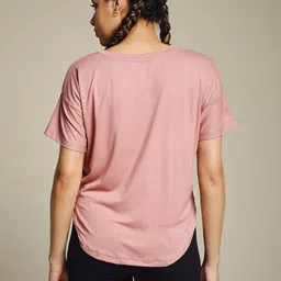 MKH Typography Printed Drop-Shoulder Sleeves Dri-FIT Relaxed Fit T-shirt image 3