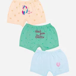 Bodycare Girls Pack Of 3 Printed Shorts-image-93