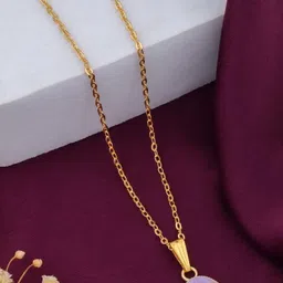 SZN Set Of 2 Women Gold-Plated Charms Necklace With S-Hook image 5