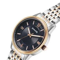 Sonata Men Dial & Bracelet Style Straps Analogue Watch 77154KM01 image 2