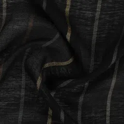 SHINGORA Striped Woven Design Zari Woollen Shawl image 3