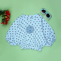 V-Mart Girls Floral Printed Cotton Top-image-40