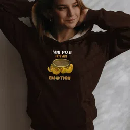 TOGS & TERRE Women Graphic Typography Printed Hooded Oversized Sweatshirt-picture-13